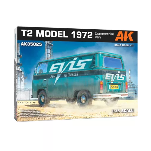 AK Interactive - 1:35 Volkswagen T2 Model 1972 Commercial Van