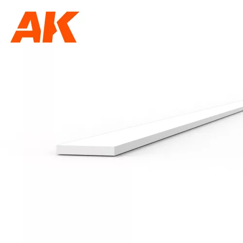 AK Interactive - Strips 0.30 x 2.00 x 350mm - STYRENE STRIP