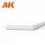 AK Interactive - Strips 0.75 x 5.00 x 350mm - STYRENE STRIP