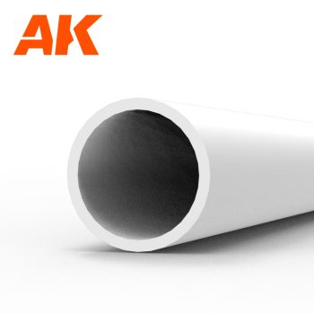   AK Interactive - Hollow tube 4.00dx350mm (W.T. 0,7mm)-STYRENE STRIP
