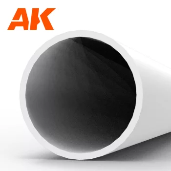   AK Interactive - Hollow tube 6.00dx350mm (W.T. 0,7mm)-STYRENE STRIP