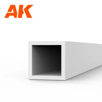  AK Interactive - Square hollow tube 3.00x350mm(0,7mm)-STYRENE STRIP