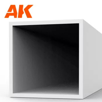   AK Interactive - Square hollow tube 6.00x350mm(0,7mm)-STYRENE STRIP