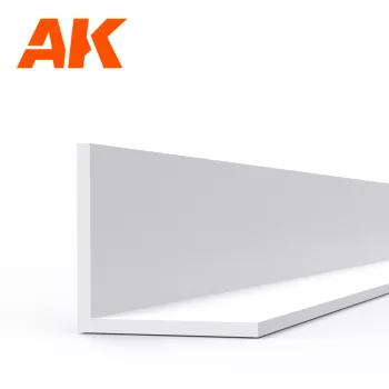 AK Interactive - Angle 3.5 x 3.5 x 350mm - STYRENE STRIP