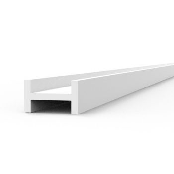   AK Interactive - BEAMS I SHAPE 2.5 x 1.5 x 350mm x 4 units STYRENE