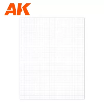   AK Interactive - Square Pavement Brick Big.5 MM/.196  Sheet 245x195