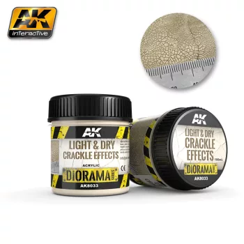   AK Interactive - Light & Dry Crackle Effects - 100Ml (Acrylic)