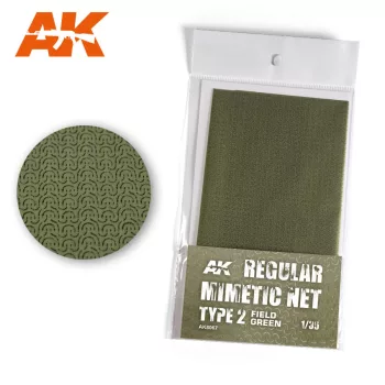 AK Interactive - Regular Camouflage Net Type 2 Field Green