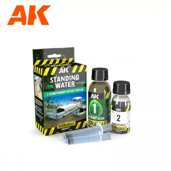   AK Interactive - Resin Stagnant Water Components Epoxy Resin 180Ml
