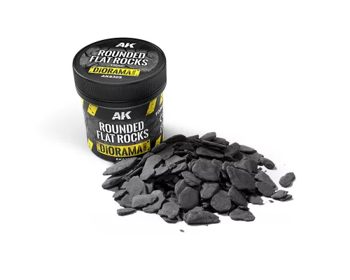 AK Interactive - Rounded Flat Rocks 100Ml