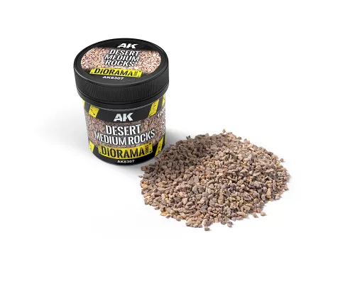 AK Interactive - Desert Medium Rocks 100Ml