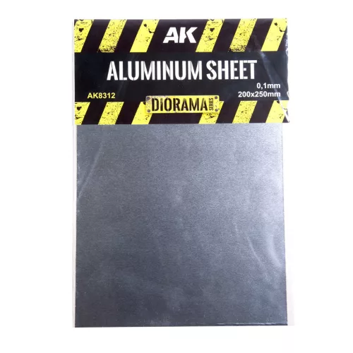 AK Interactive - Aluminum Sheet 100Um (Micrometer) 200X250Mm