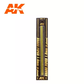 AK Interactive - Brass Pipes 1,6Mm, 5 Units