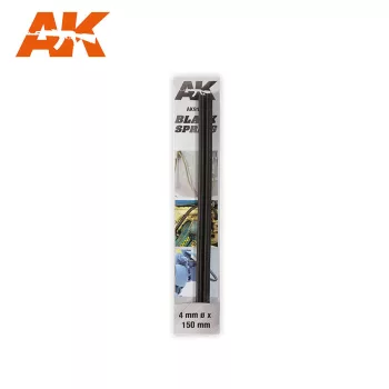 AK Interactive - Black Spring 4mm