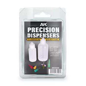   AK Interactive - PRECISION DISPENSERS (6cannulas & 2 bottles)