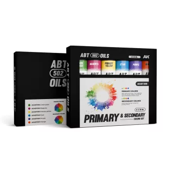   AK Interactive - PRIMARY & SECONDARY COLORS SET - ABT 502 OILS