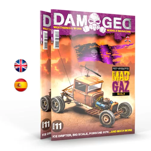 AK Interactive - DAMAGED, Worn and Weathered Models Magazine - 11 (English)