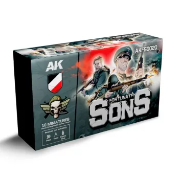  AK Interactive - FORTUNATE SONS Panzergrenadier Division (10 Miniatures)