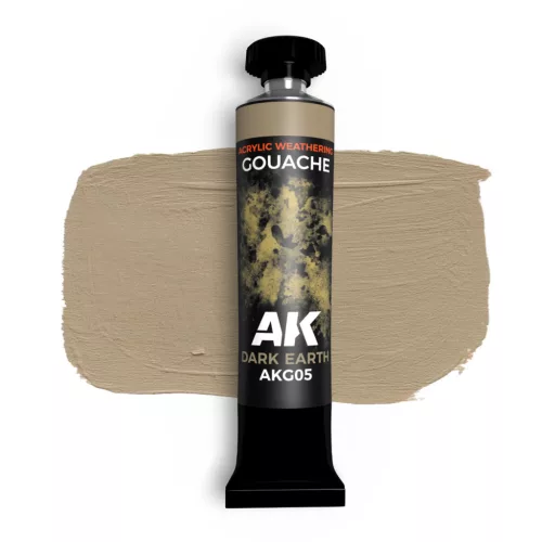 AK Interactive - Dark Earth - Ak Gouache 20 Ml.