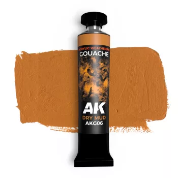 AK Interactive - Dry Mud - Ak Gouache 20 Ml.