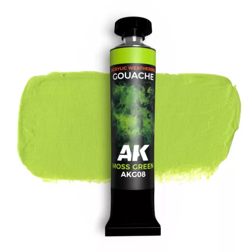AK Interactive - Moss Green - Ak Gouache 20 Ml.