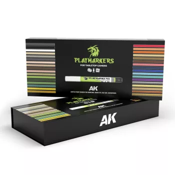   AK Interactive - Special Box Ak Playmarkers - 34 Ref X 1 Unit