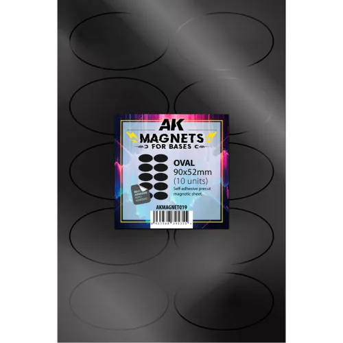 AK Interactive - Oval 90 X 52 - 10 Unit