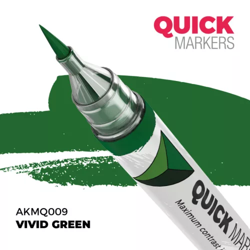 AK Interactive - Vivid Green - Quick Marker