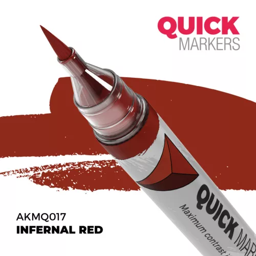 AK Interactive - Infernal Red - Quick Marker
