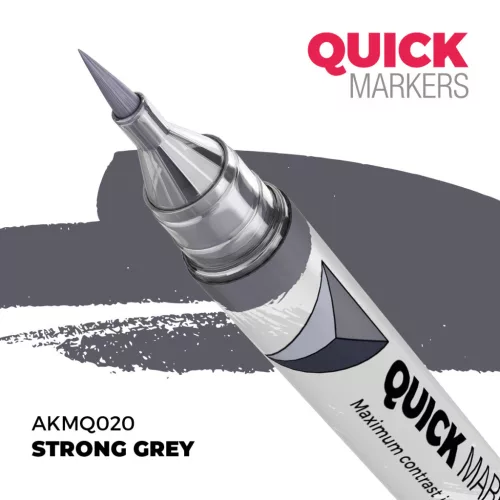 AK Interactive - Strong Grey - Quick Marker