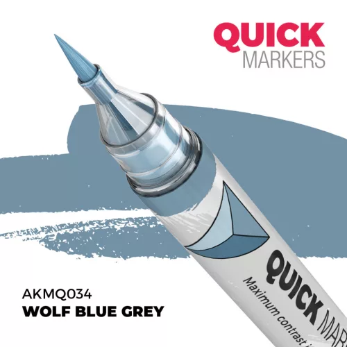 AK Interactive - Wolf Blue Grey - Quick Marker