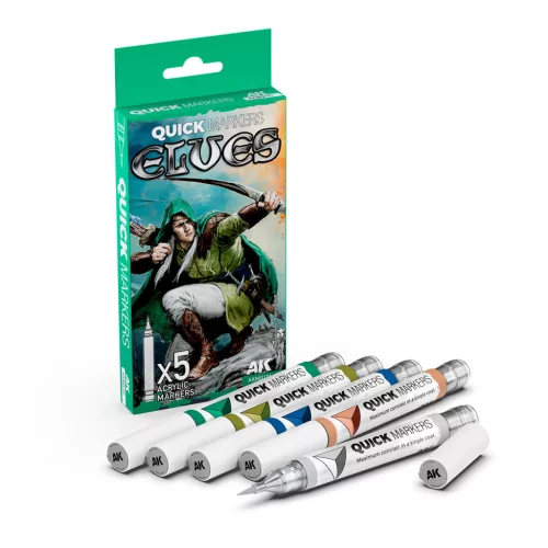 AK Interactive - Elves Quick Markers Set