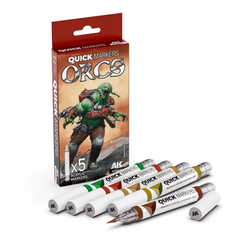 AK Interactive - Orcs Quick Markers Set