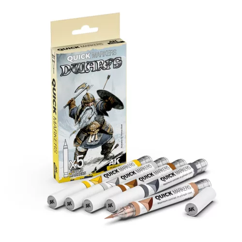 AK Interactive - Dwarfs Quick Markers Set
