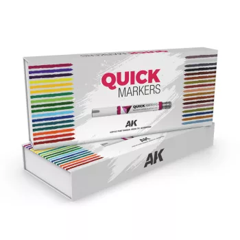   AK Interactive - Special Box Full Range Quick Markers 34 Units