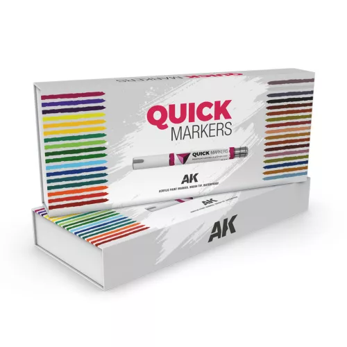 AK Interactive - Special Box Full Range Quick Markers 34 Units