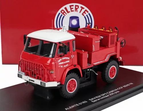 Alerte - SAVIEM | SM5 CAMIVA TANKER TRUCK CCF SDIS 78 SAPEURS POMPIERS 1976 | RED WHITE