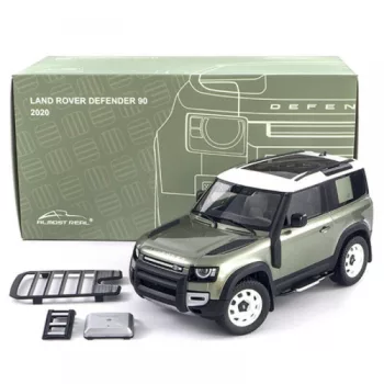   Almostreal - 1:18 Land Rover Defender 90 With Roof Pack - 2020 - Pangea Green - Almost Real