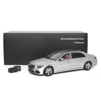   Almost-Real - 1:18 MERCEDES-MAYBACH-S-CLASS 2021 - HIGHTECH SILVER - ALMOST REAL