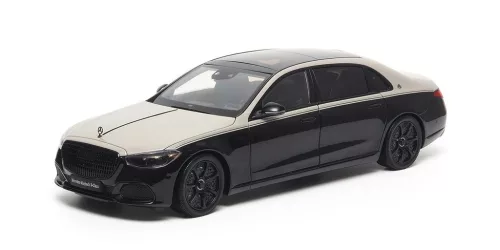 Almost-Real - 1:18 Mercedes-Benz Maybach S Class, Mojave Silver/Onyx Black, 2023 - Almost Real