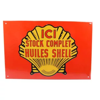 Altaya - 1:43 METAL PLATE - Shell (30x20cm) - ALTAYA