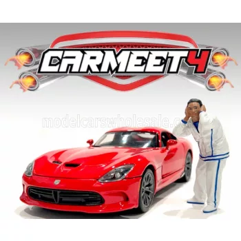 American Diorama - FIGURES MAN CAR MEET II - FIGURE VI WHITE