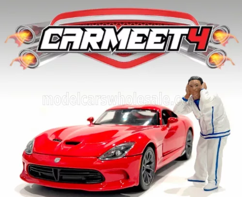 American Diorama - FIGURES MAN CAR MEET II - FIGURE VI WHITE