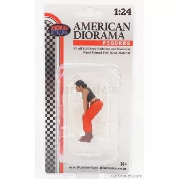American Diorama - Figures Girl Hip Hop - 4 Orange Black