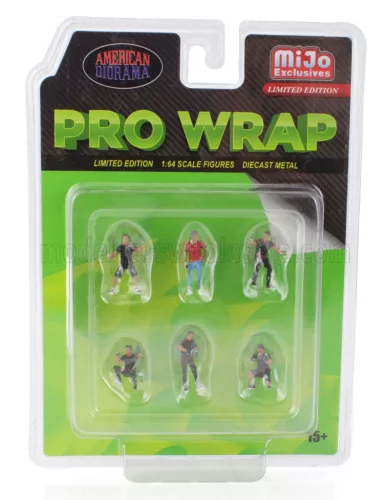 American Diorama - FIGURES SET 6X PRO WRAP VARIOUS