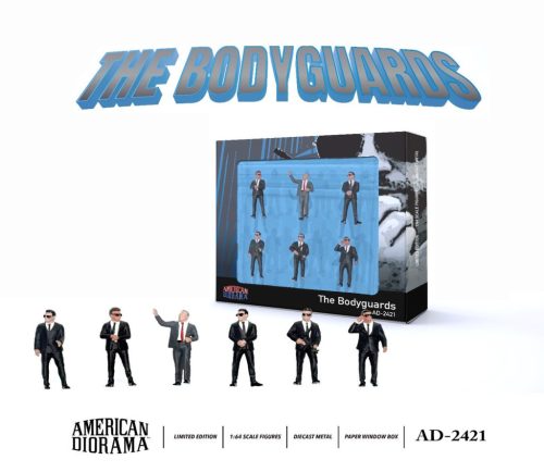 American Diorama - 1:64 Figure Set: The Bodyguards (Set of 6 figures), 2024 (1:64) - American Diorama