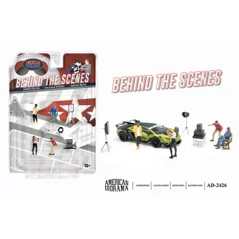   American Diorama - Behind the Scenes (Set of 10 pieces: 4 figures and 6 accessories) 2025