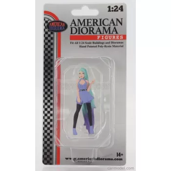 American Diorama - Figures Cosplay Girl 4 Blue Green