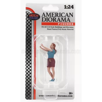 American Diorama - FIGURES GIRL SELFIE BLUE BROWN