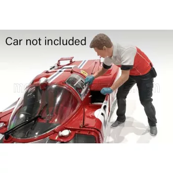 American Diorama - FIGURES MAN RACE CREW VI BLACK RED WHITE